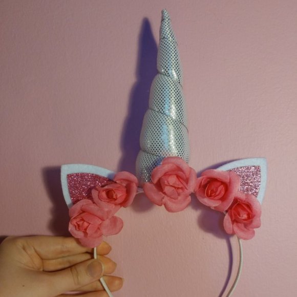 ASOS Flower Unicorn Headband - Picture 4 of 5